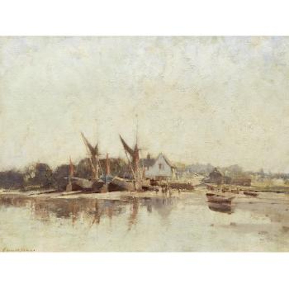 Summer evening, Pin mill by Edward Seago