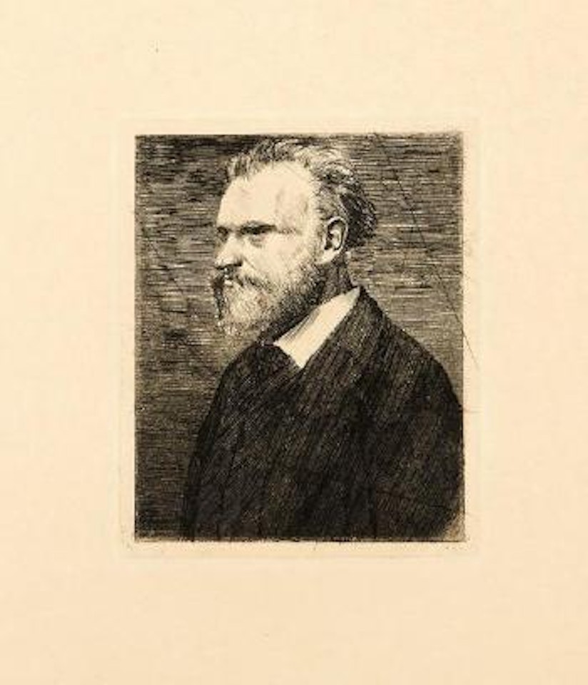 Manet en buste. Manet assis, tourné à droite by Edgar Degas