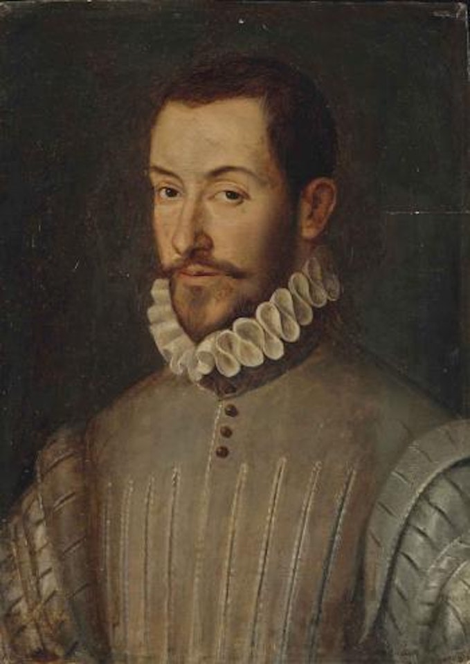 Portrait De Gaspard De Coligny by Attributed to Francois Clouet
