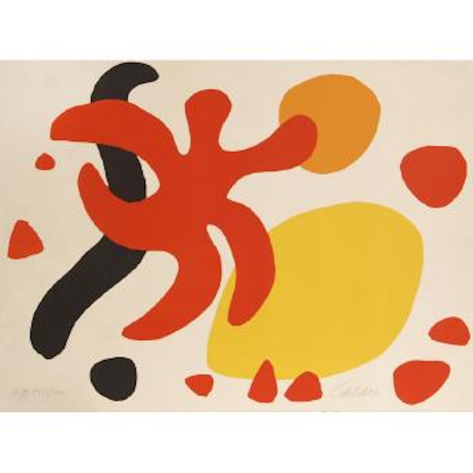 Red, Yellow, Black (Free Forms) by Alexander Calder