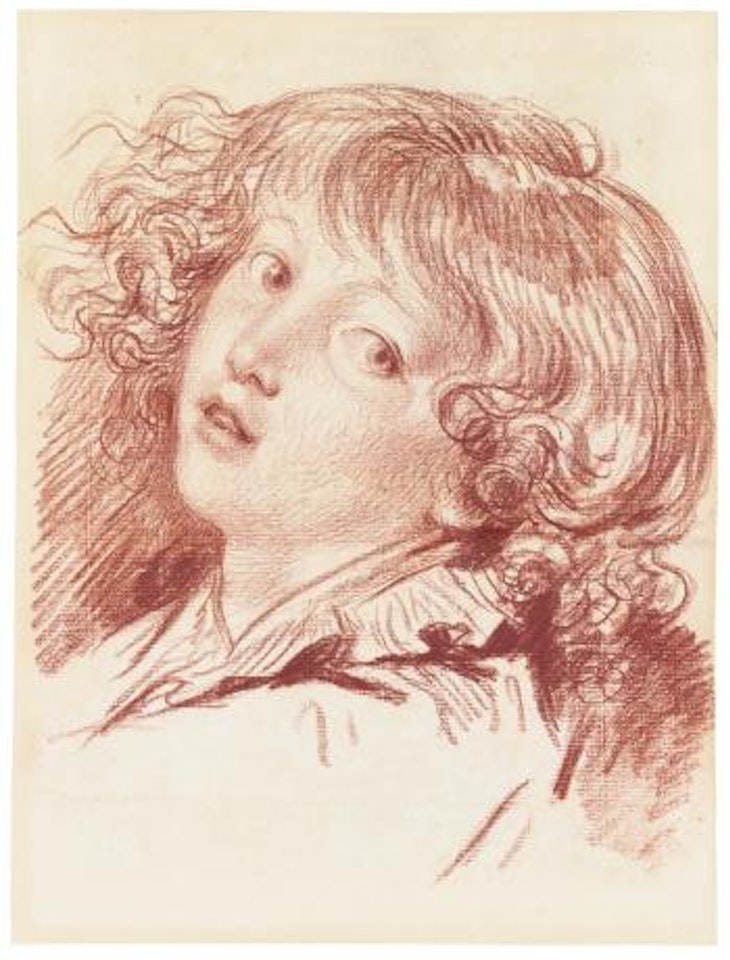 Head of a young boy by Jean-Baptiste Greuze
