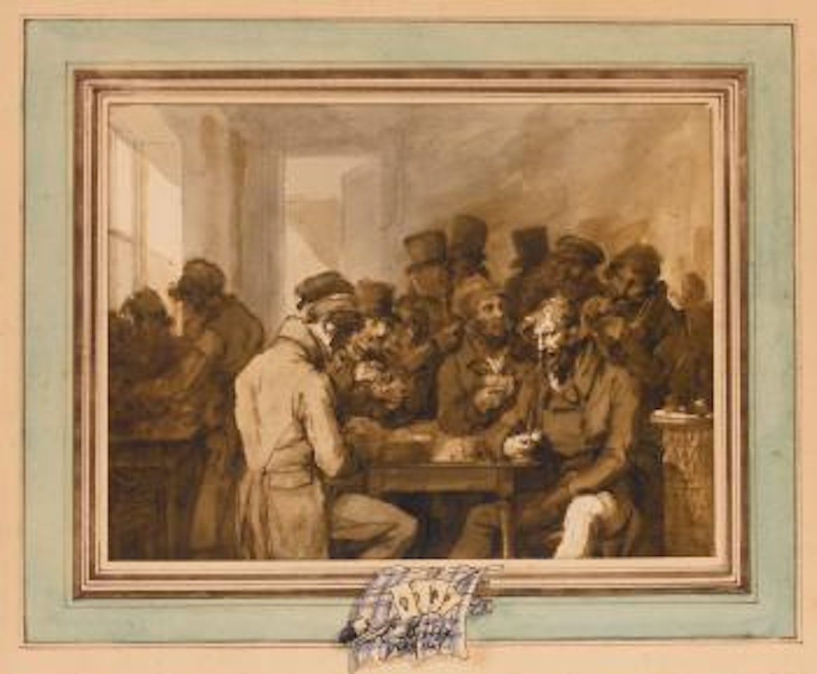 La partie de cartes by Louis-Leopold Boilly