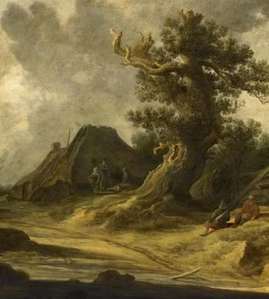 A mighty, old Oak by Jan van Goyen