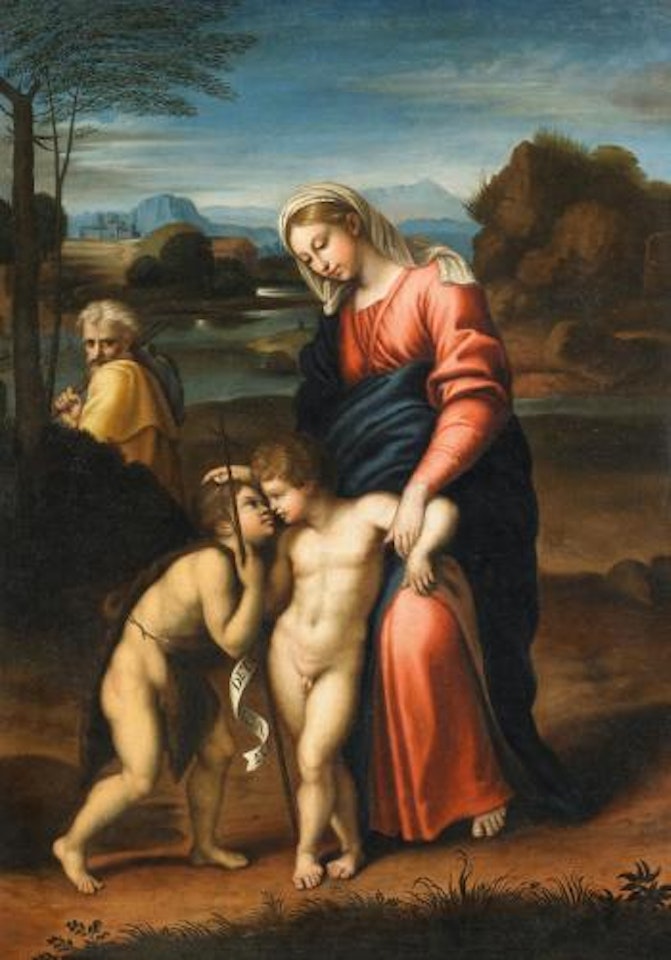 Holy Family with the Infant St. John by Italian School