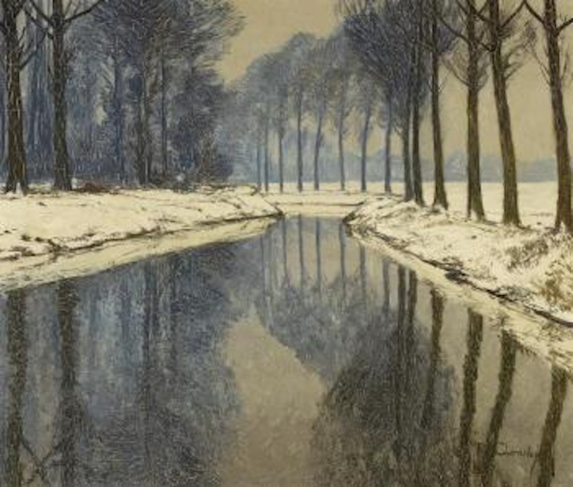 Winter by the Erft by Max Clarenbach