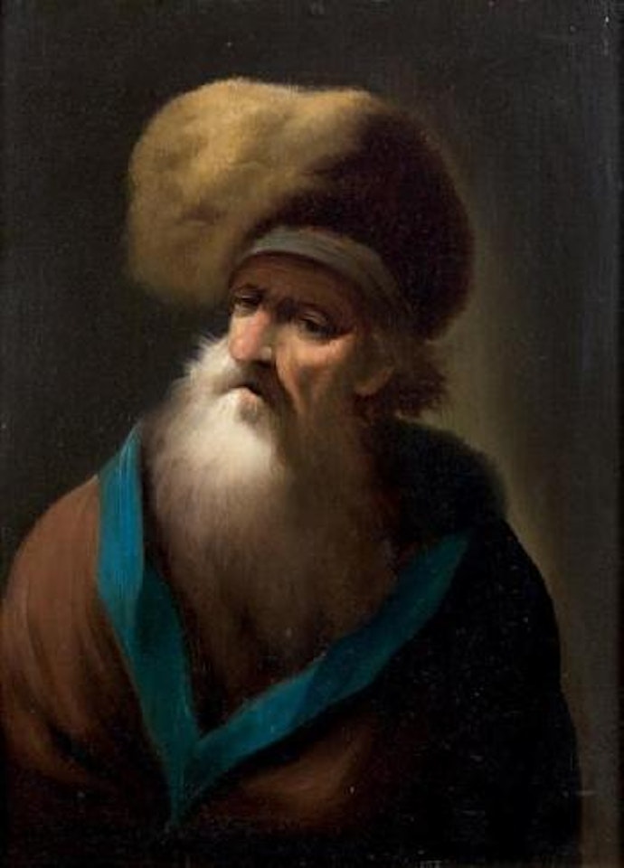 Portrait d'un barbu by Christian Wilhelm Ernst Dietrich