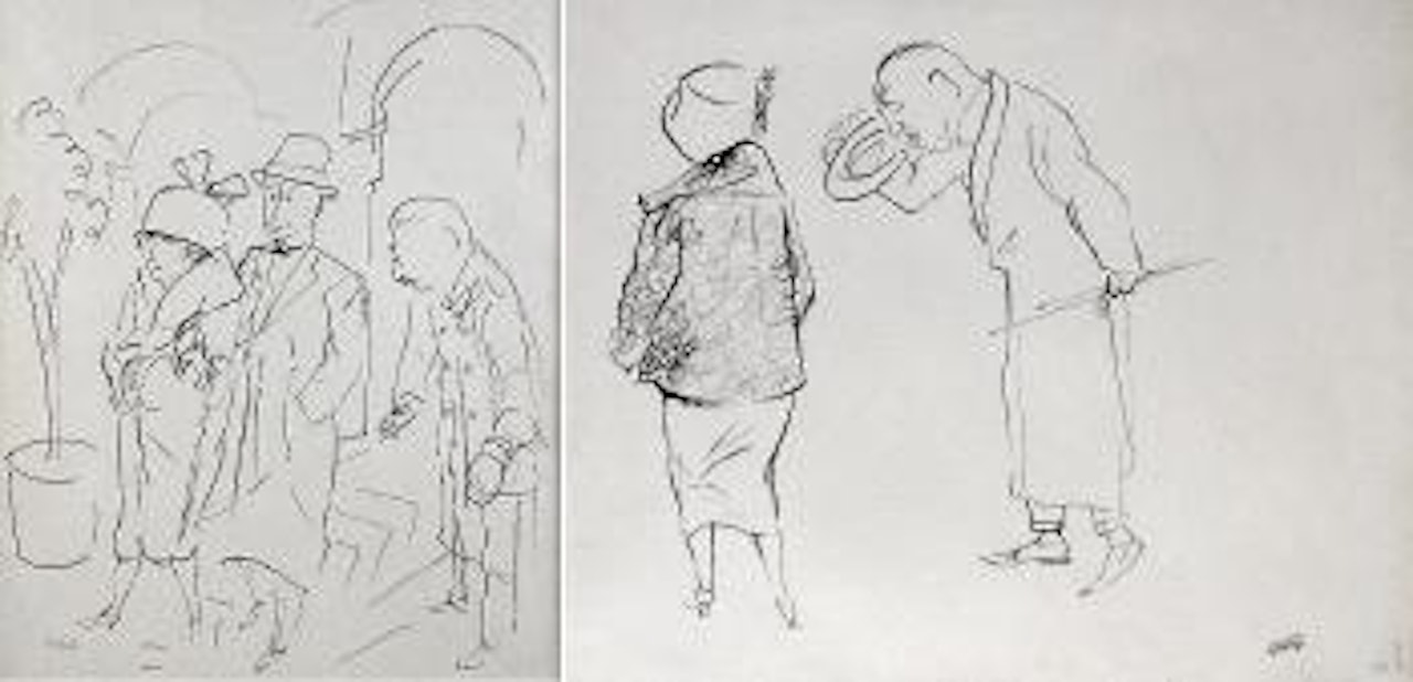 Die Abfarht by George Grosz