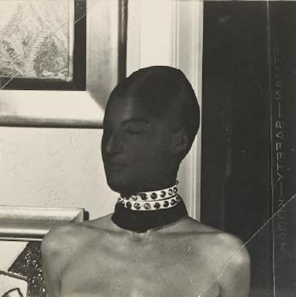 Juliet in stocking mask by Man Ray