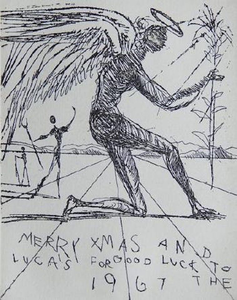 Merry Xmas by Salvador Dali