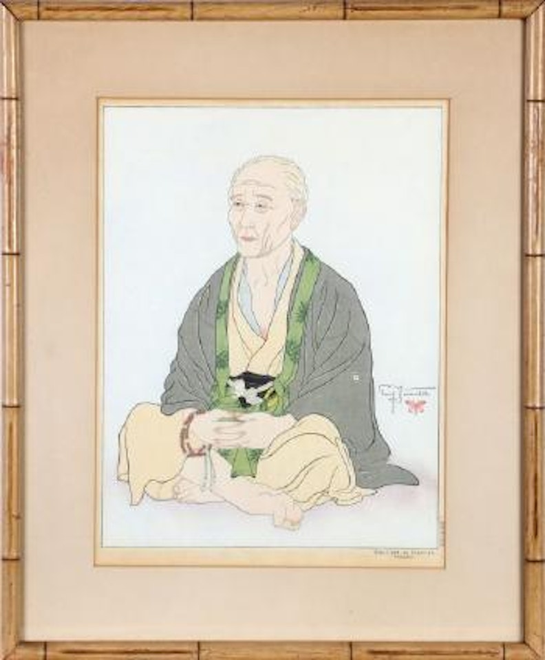 Viellard au Chapelet, Kawadzu by Paul Jacoulet