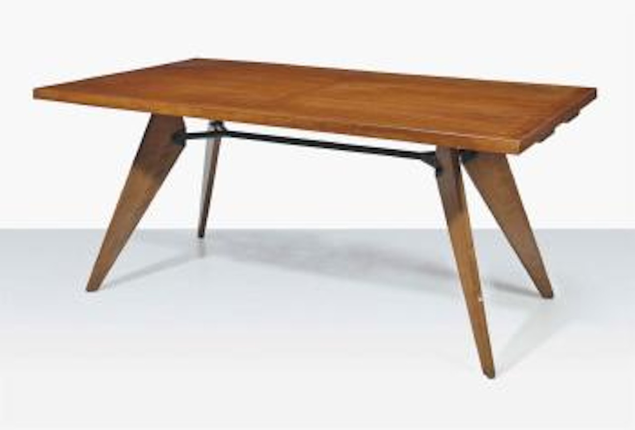 A 'S.A.M.' table by Jean Prouvé
