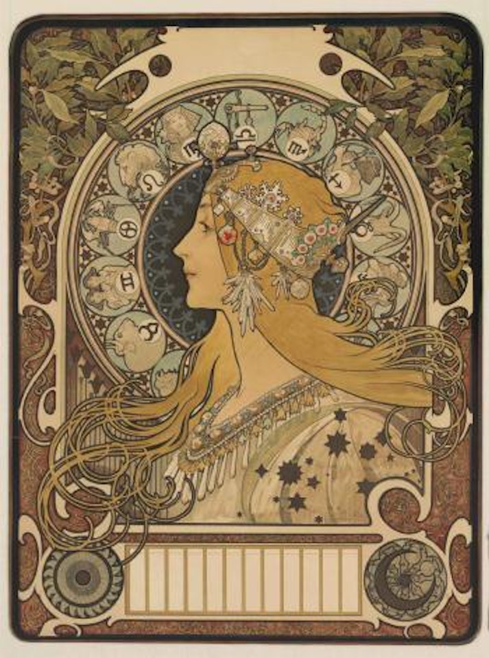 Zodiac by Alphonse Mucha