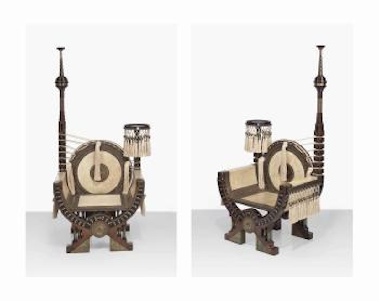 Throne Armchairs by Carlo Bugatti