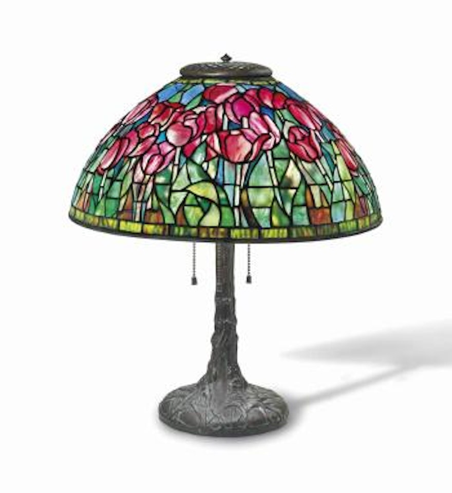 A Tulip Table Lamp by Tiffany Studios