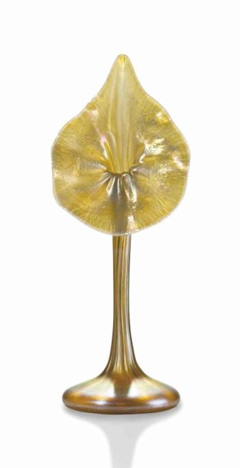 A Jack-in-the-pulpit Vase by Tiffany Studios