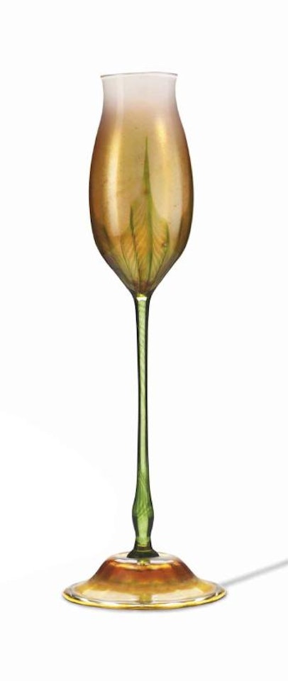 A Floriform Vase by Tiffany Studios