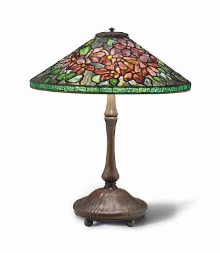 A Clematis Table Lamp by Tiffany Studios