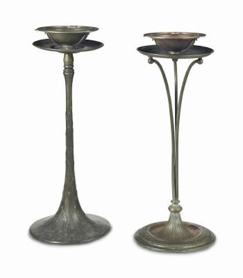 Two Ashstands by Tiffany Studios