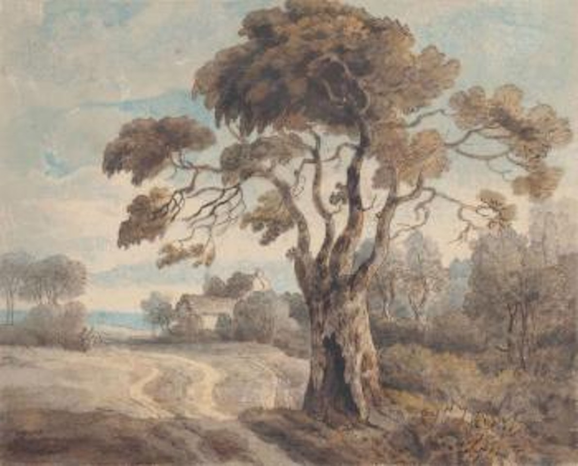 A view near Hornsey by Francis Towne