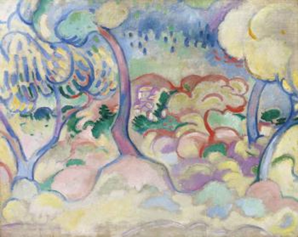 Paysage à L'Estaque by Georges Braque