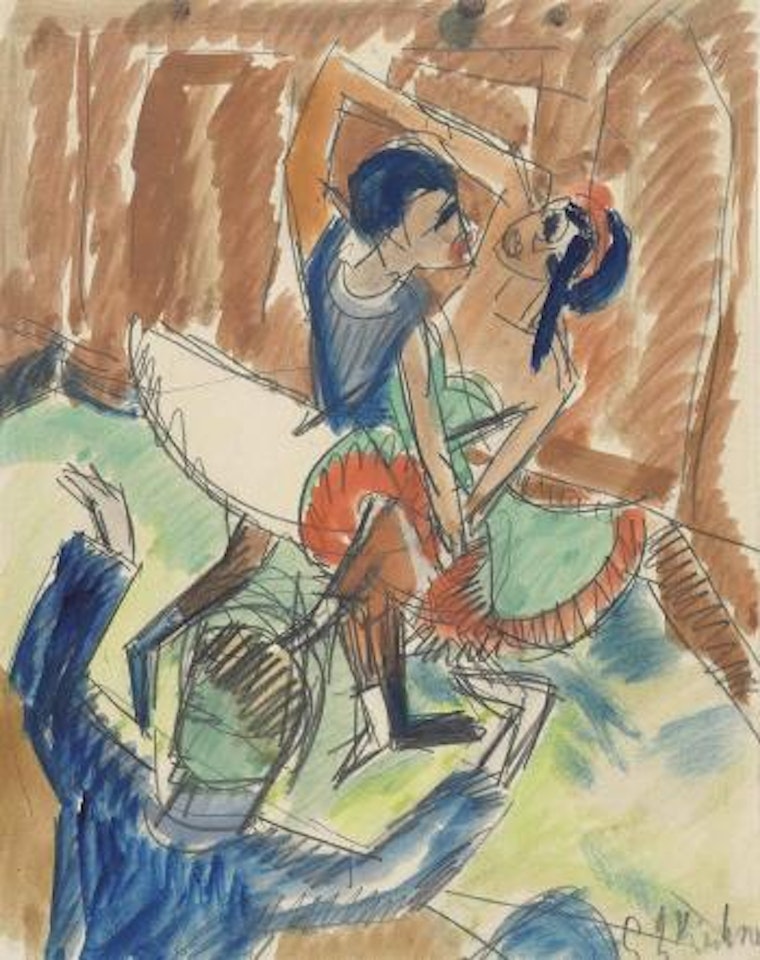Negertanz by Ernst Ludwig Kirchner