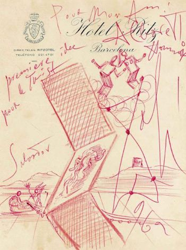 Première Idée Pour Le twist by Salvador Dali