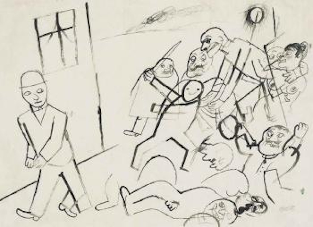 Strassenszene by George Grosz