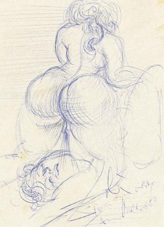 Dessin érotique by Salvador Dali