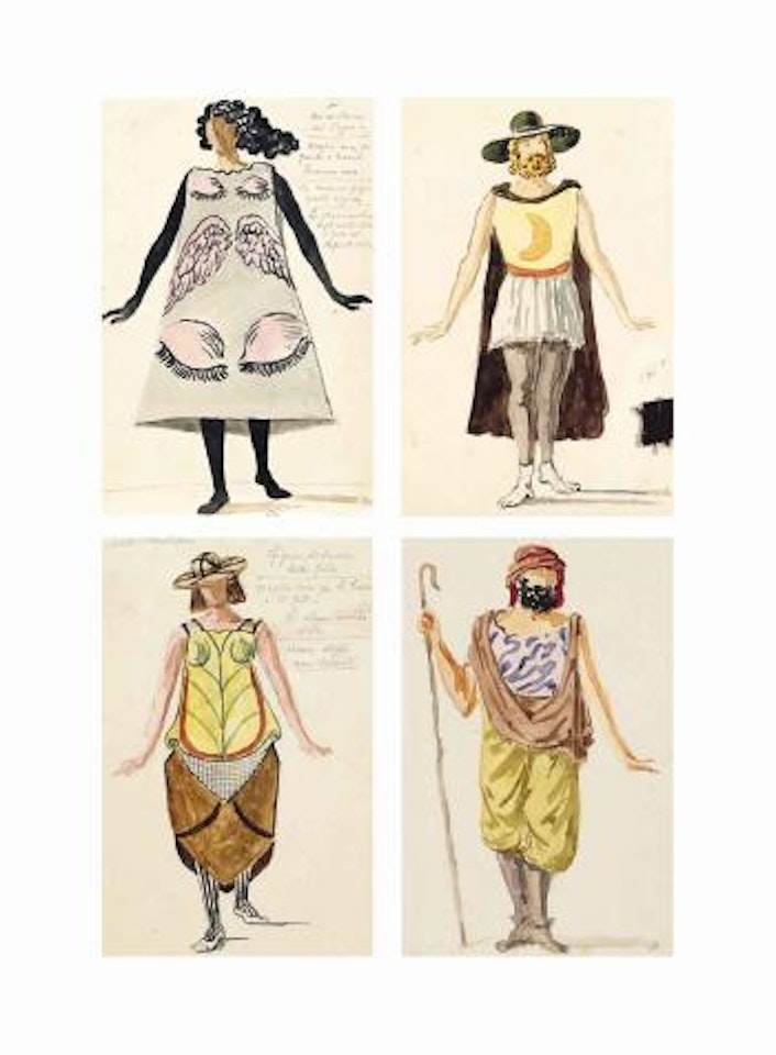 Costumi per Anfione by Giorgio de Chirico