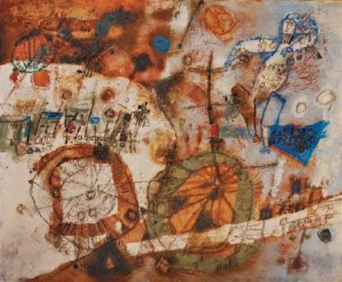 Le cycliste bleu by Théo Tobiasse