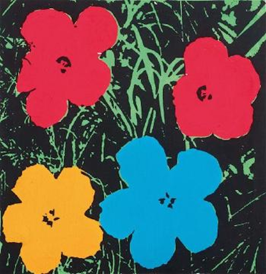 Andy Warhold (Flowers) by Richard Pettibone