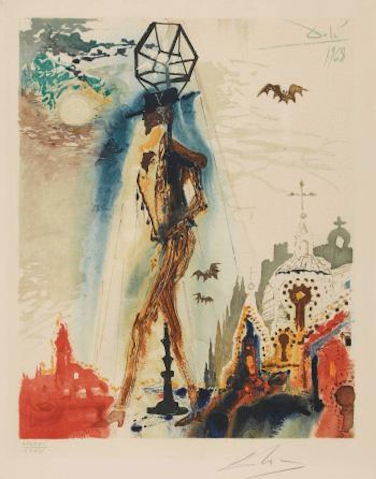 Don Josés letzter Auftritt by Salvador Dali