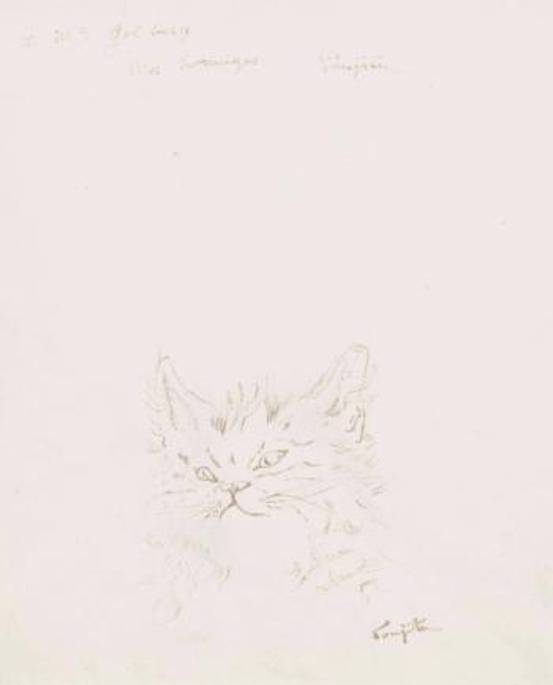 Le chat by Leonard Tsuguharu Foujita