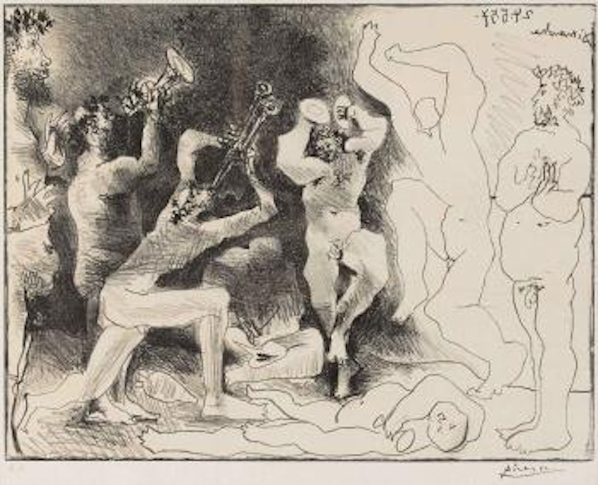 La danse des faunes by Pablo Picasso