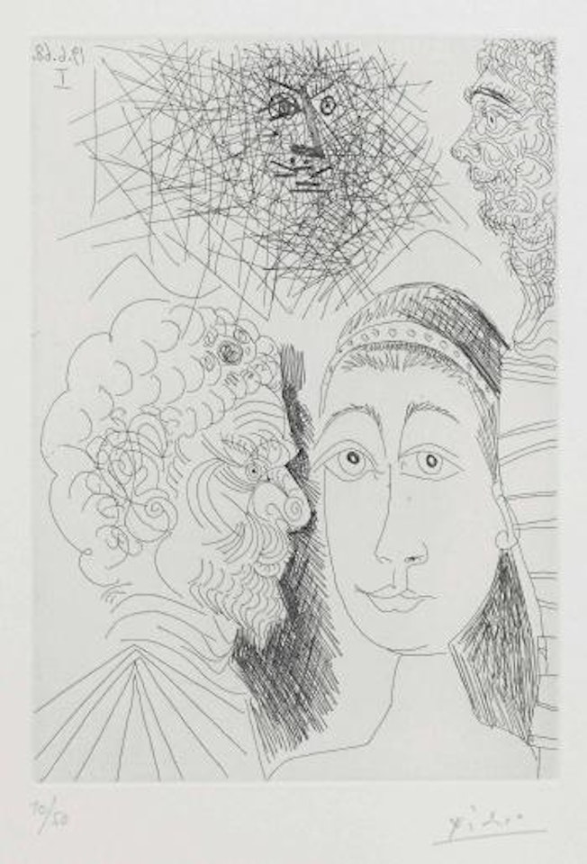 Eau-forte 19 juin 1968 I by Pablo Picasso