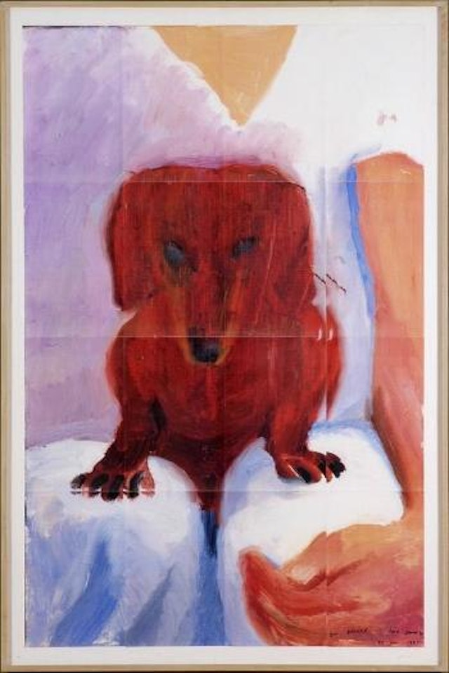 Portrait of stanley by David Hockney