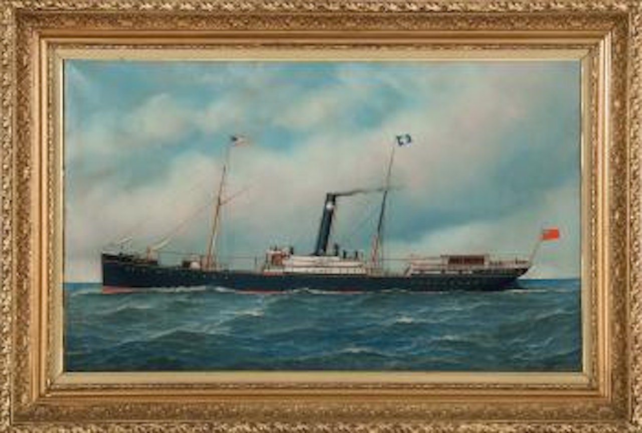 The Anselm of the United Fruit steamship line by Antonio Jacobsen