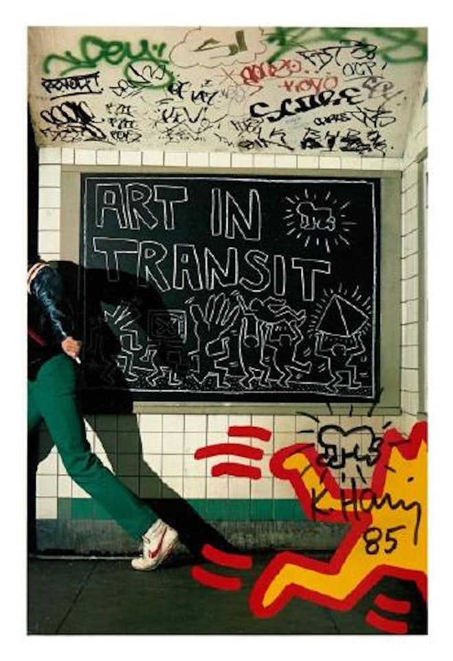 Art in transit (baby radiant) by Keith Haring