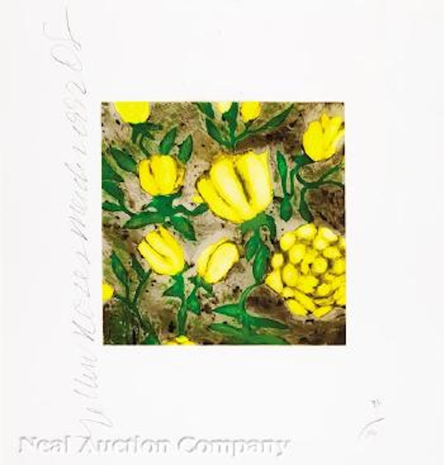 Yellow Roses, April by Donald Sultan