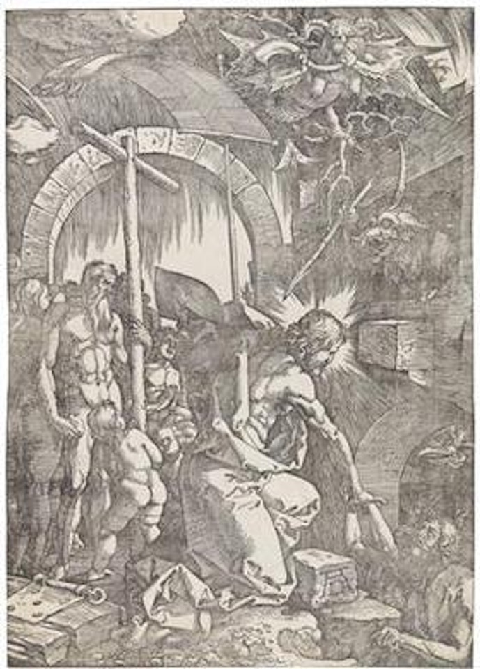 Christ in the Limbo, from the Large Woodcut Passion by Albrecht Dürer