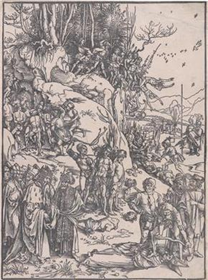The Ten Thousand Martyrs of Nicomeia by Albrecht Dürer