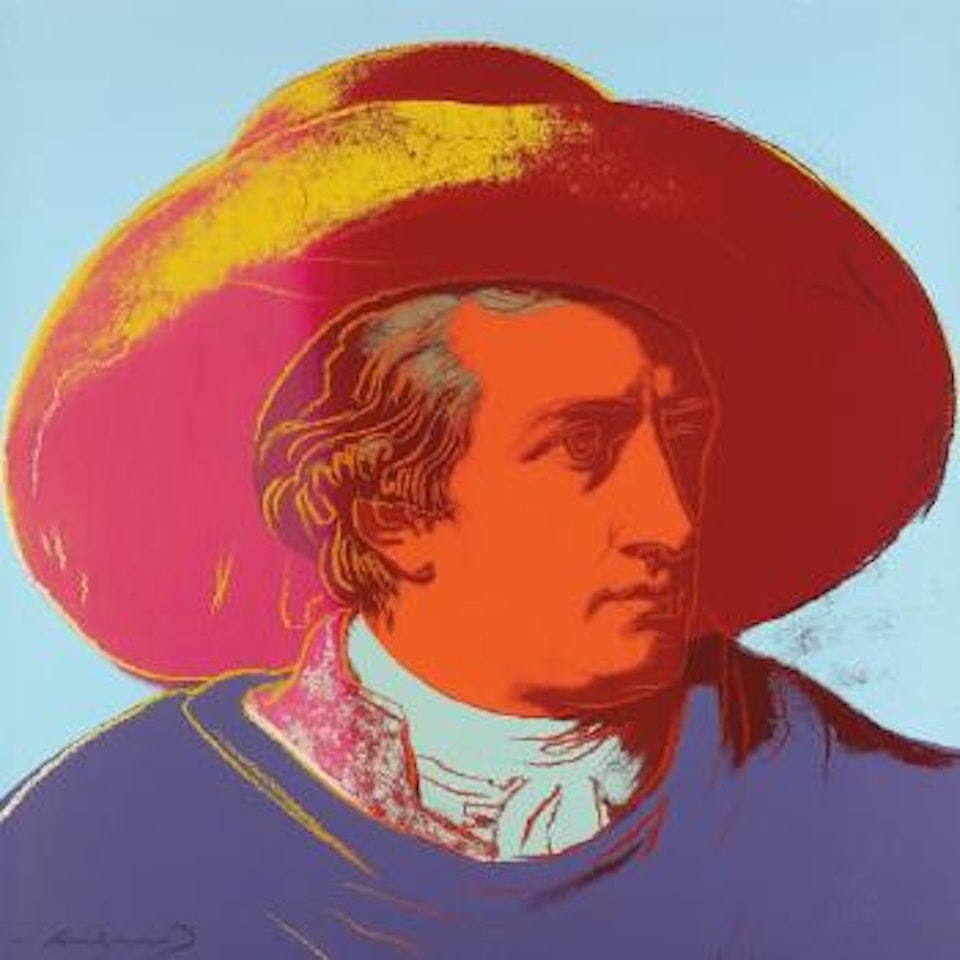 Goethe by Andy Warhol