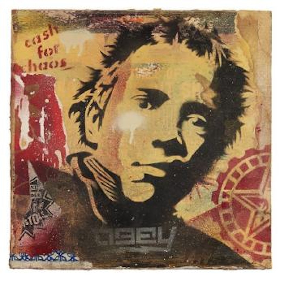 Obey rotten album stencil by Shepard Fairey