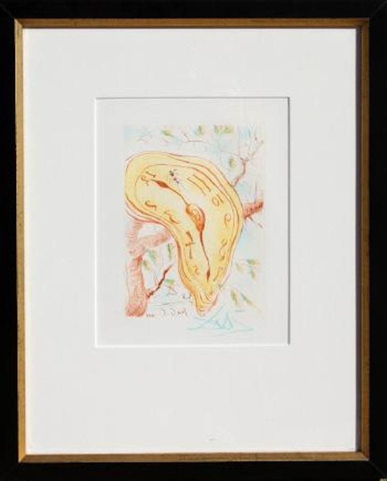 Melting clock by Salvador Dali