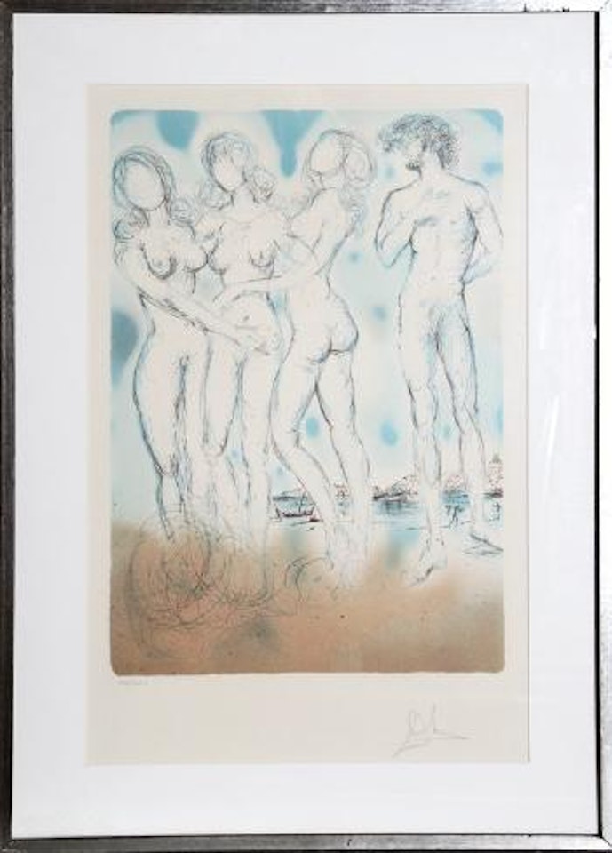 The judgment of Paris by Salvador Dali