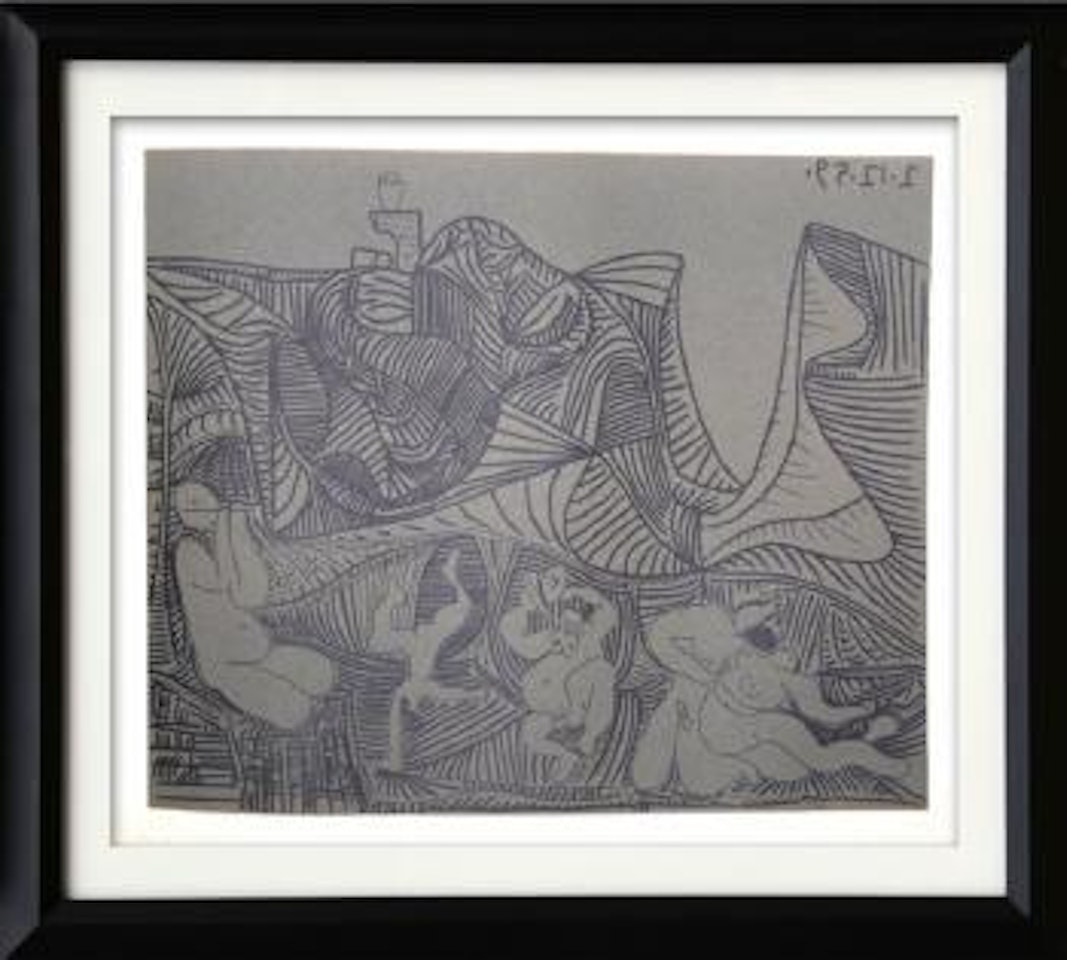 Bacchanale au Hibou (35) by Pablo Picasso