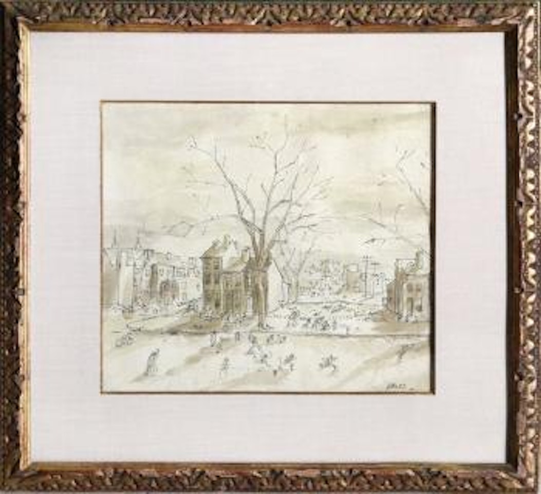 Street scene by George Grosz