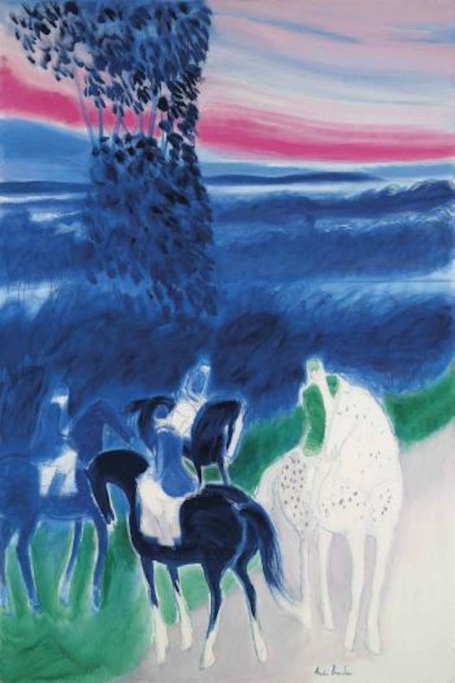 Quatres cavaliers by André Brasilier