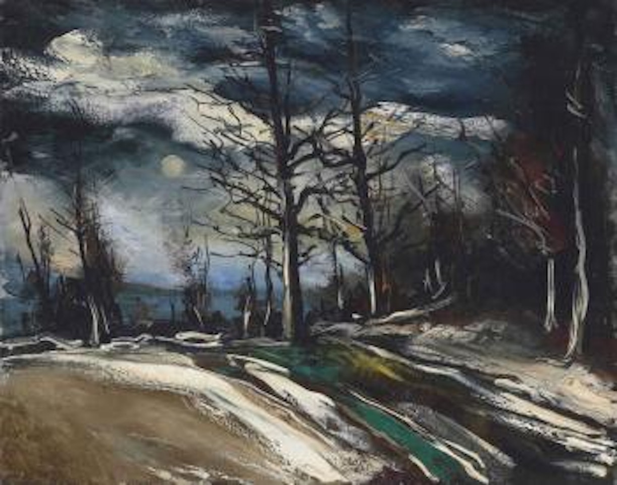 Paysage de neige by Maurice de Vlaminck
