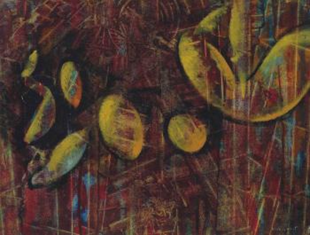 Pollen dans le bois by Max Ernst